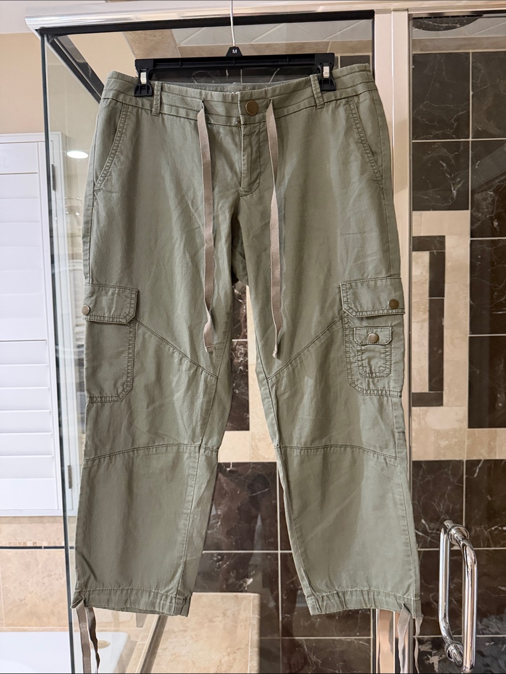 Dockers Men's Olive Green Cargo Drawstring Pants